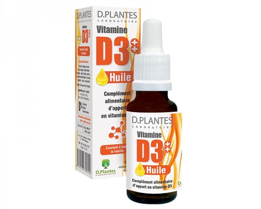 Vergelden Twee graden Afbreken Vitamin D3 ++ Oil - D. Plants - 20 ml