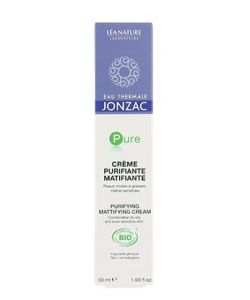 Organic Matifying Purifying Cream - Pure - Jonzac Thermal Water - 50 Ml